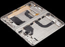 Pantalla OLED con mid-frame blanco porcelana para Google Pixel Fold, repuesto refurbished, ideal para reparación de pantalla rota.