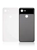 Tapa trasera blanca usada para Google Pixel 3, G013A, repuesto de vidrio para reparación.