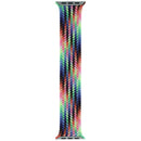 Correa Braided Solo Loop Pride Edition original Apple Watch, talla 7, tejido elástico multicolor para 44mm, 45mm, 46mm, 49mm.
