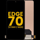 Pantalla refurbished Motorola Edge 70 (XT2601) de repuesto, frente completo, lista para reparación de display LCD.
