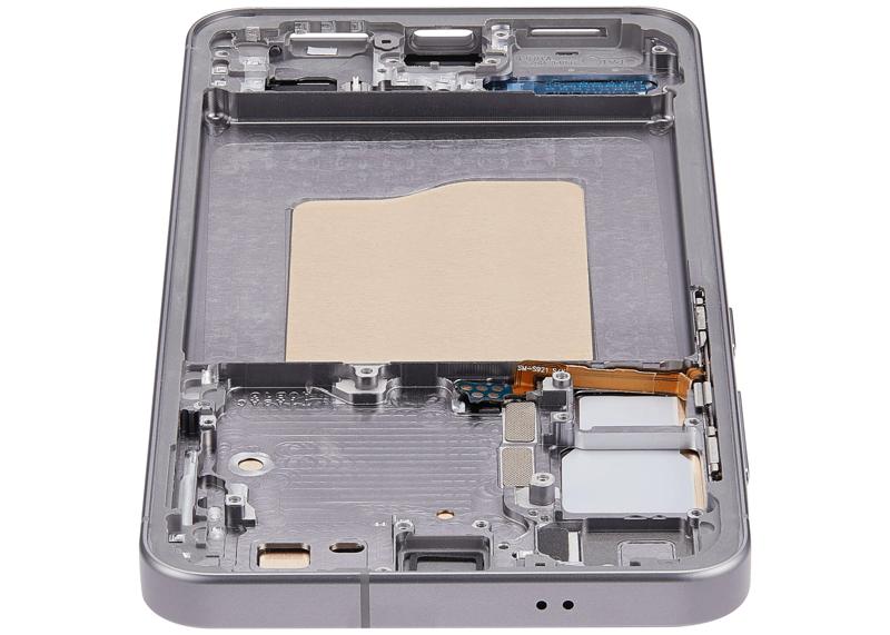 Reparación de pantalla OLED con marco service pack para Samsung Galaxy S25 5G en Guatemala.