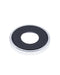 Lente de camara trasera con soporte y borde para iPhone XR (Blanco) (Paquete de 10)