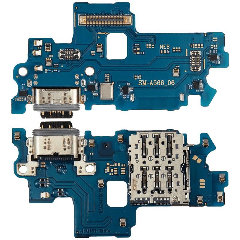 Reparación de puerto de carga con placa para Samsung Galaxy A56 5G en Guatemala.