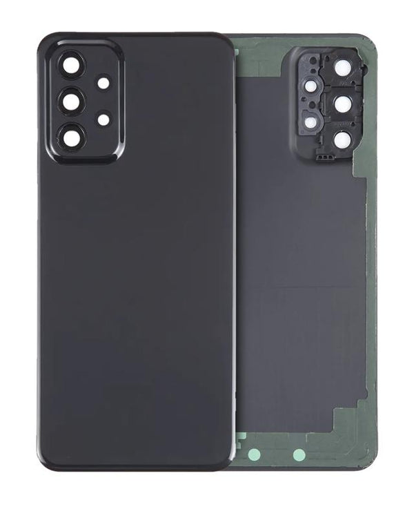 Tapa trasera con lente de camara para Samsung Galaxy A23 5G (Original) (Negro)