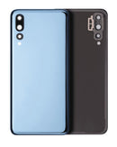 Tapa trasera de vidrio Midnight Blue para Huawei P20 Pro con lente de cámara, repuesto para reparación.