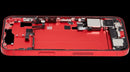 Carcasa intermedia con puerto de carga flex y piezas pequenas iPhone 14 (US Version) (Red)