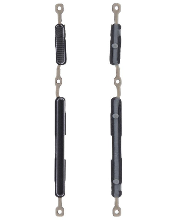 Botones duros (Encendido / Volumen) para Motorola Moto E6 (XT2005 / 2019) (Negro Estrellado)