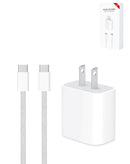 Cable de carga USB C-C con adaptador de carga 20W USB-C en Guatemala para accesorios Apple en SlowBack.