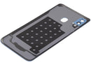Tapa trasera azul para Samsung Galaxy A40 (A405) con lente de cámara, repuesto original.
