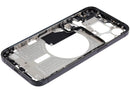 Tapa trasera original iPhone 15 Pro Max, titanio negro, grado C, repuesto A2849, A3105.