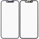 Pack de 2 pantallas de vidrio con OCA preinstalado para iPhone 13 mini A2481, repuesto para reparación.