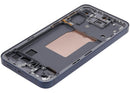 Pantalla incell azul marino con marco para Samsung Galaxy A55 (A556), ideal para reparación de display o pantalla rota.