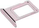 Bandeja SIM individual rosa suave para iPhone 17e, repuesto original Apple para cambio de tarjeta SIM.