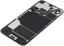 Reparación de tapa trasera con MagSafe, NFC y Flashlight Flex para iPhone en Guatemala.