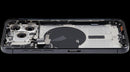 Compra una tapa trasera con pequeño preinstalado para tu iPhone 15 Pro Max en Guatemala, disponible en negro titanio, ideal para reparaciones y repuestos de calidad.