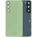 Tapa trasera original Samsung Galaxy S23 Plus color lima, Service Pack, para reparación SM-S916B.