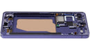 Pantalla completa Samsung Galaxy S26 Ultra 5G Cobalt Violet con marco, display y LCD para reparación de pantalla rota.