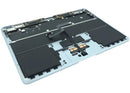 Tapa superior Sky Blue MacBook Air 13 A3240 con teclado ANSI US y batería, pieza de reparación Apple.