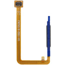 Lector de huella dactilar violeta claro con cable flex para Samsung Galaxy A07 4G (A075), repuesto.