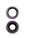 Lente de camara trasera con soporte y bisel iPhone 17 (Purple) (Premium)