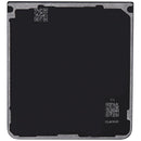 Tapa trasera inferior de cristal Jet Black para Samsung Galaxy Z Flip 7 5G (SM-F766). Repuesto original.
