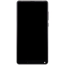 Pantalla LCD y digitalizador negro para Xiaomi Mi Mix 2, repuesto aftermarket plus con marco para reparación.