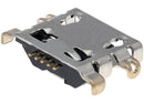 Reparación de puerto de carga con soldadura requerida en Guatemala - Conector 05 Pin - Micro B - 4 Puntos de anclaje.