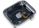 Tapa trasera original plateada de acero inoxidable para Apple Watch Series 6 (44mm), modelo A2292, A2294, A2376.