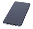 Pantalla Samsung Galaxy S20 5G Cosmic Gray usada, display LCD con marco para reparación SM-G981.