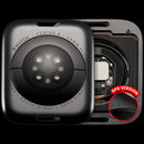 Tapa trasera para Apple Watch Series 9 GPS 45mm, aluminio Space Black, A2982, repuesto de vidrio para reparación.