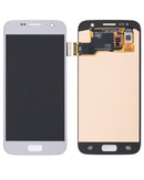 Pantalla OLED sin marco Silver Titanium para Samsung Galaxy S7 (G930F), repuesto de alta calidad para reparación de display.