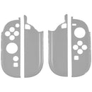 Funda transparente protectora para Joy-Con de Nintendo Switch 2, mostrando los colores originales de los controles.