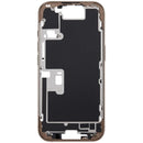 Chasis medio iPhone 16 Pro Desert Titanium con botones de encendido y volumen, para reparación A3083, A3292.