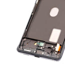 Pantalla OLED con marco para Samsung Galaxy S20 FE 4G / 5G (Original Usado: Grado A) (Cloud Navy)