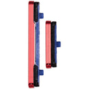 Botones duros de encendido y volumen Samsung Galaxy S25/S25 Plus premium en color Coral Red.