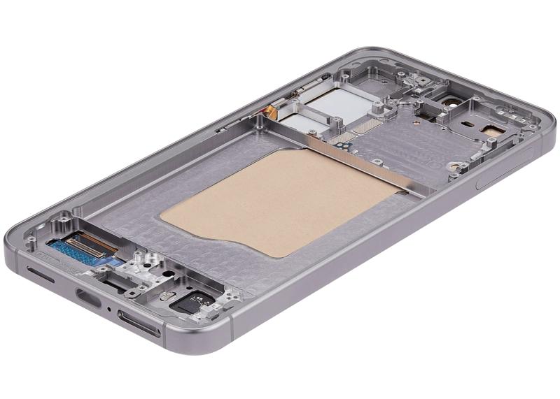Reparación de pantalla OLED con marco service pack para Samsung Galaxy S25 5G en Guatemala.