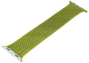 Correa Braided Solo Loop Apple Watch 44-49mm talla 5 mediana, color Chartreuse. Tejido elástico trenzado para un ajuste cómodo.