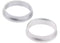 Compra online el conjunto de 2 piezas del anillo bisel de cámara trasera blanco para iPhone 16 / 16 Plus en Guatemala.