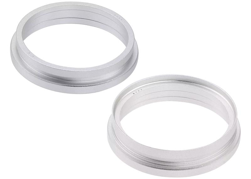 Compra online el conjunto de 2 piezas del anillo bisel de cámara trasera blanco para iPhone 16 / 16 Plus en Guatemala.