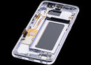 Pantalla OLED Samsung Galaxy S8 Orchid Gray con marco, repuesto para reparación G950.