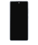 Pantalla OLED con marco para Samsung Galaxy S20 FE 4G / 5G (Original Usado: Grado A) (Cloud Navy)