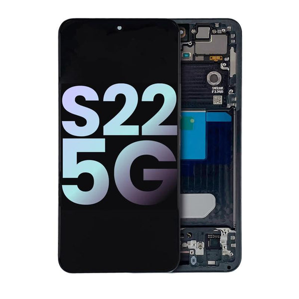 Reparación de pantalla OLED original con marco para Samsung Galaxy S22 5G en Guatemala.