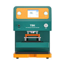 Máquina TBK 201P 110V para reparación de pantalla, aplica calor y presión constante.