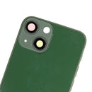 Tapa trasera para iPhone 13 Mini (Version US) Verde con componentes pequeños preinstalados