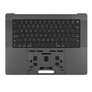Tapa superior original OEM Space Black para MacBook Pro 16 A3403 2024 con batería y teclado ANSI US.