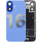 Encuentra tapas traseras usadas con placa de acero, carga inalámbrica MagSafe y flex de linterna compatible para iPhone 16 en Guatemala.