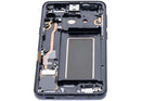 Pantalla OLED Aftermarket Plus negra para Samsung Galaxy S9, incluye marco para reparación de display G960F.