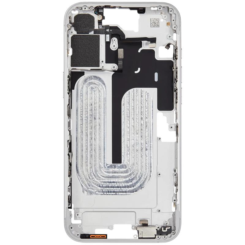 Compra tu chasis iPhone 16 Plus International Version con botón de encendido y volumen en Guatemala, ideal para reparaciones en talleres especializados.