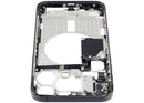 Tapa trasera original iPhone 15 Pro Max, titanio negro, grado C, repuesto A2849, A3105.
