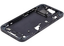 Tapa trasera original iPhone 15 Plus negra, repuesto grado B para reparación de chasis.